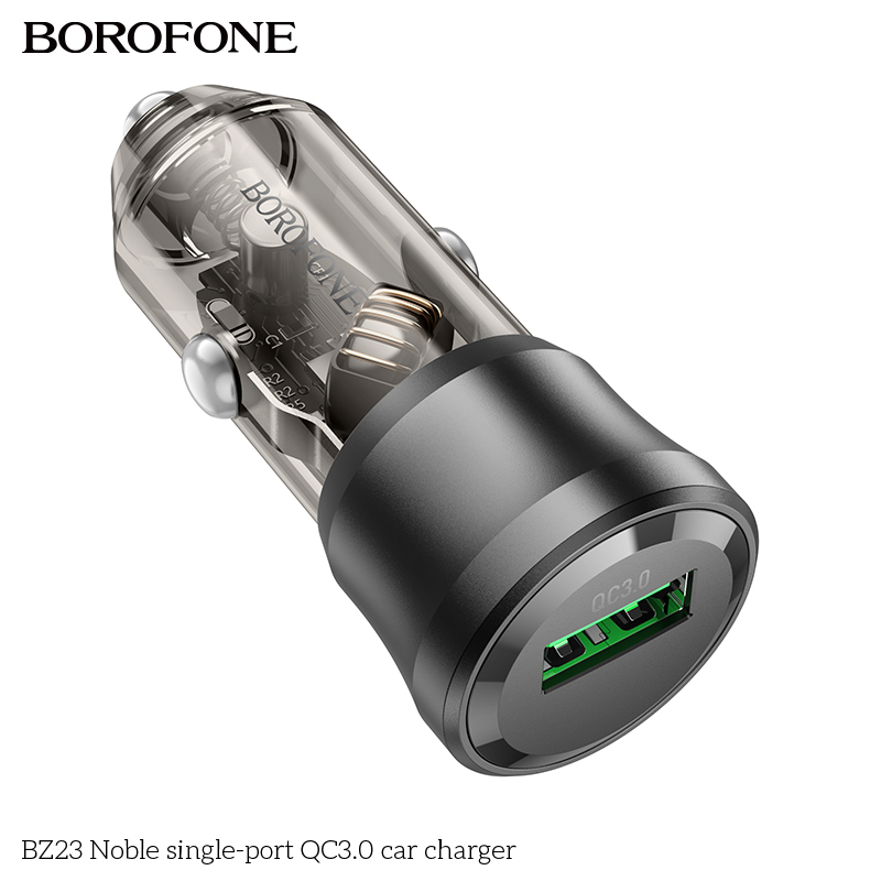 BOROFONE BZ23 Noble single-port QC3.0 car charger NZ